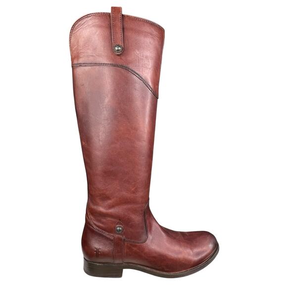 Frye Women’s Melissa Tab Redwood Leather Riding Boot Size US 7